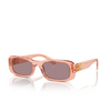 Miu Miu MU 08ZS Sunglasses 13T06I noisette transparent - product thumbnail 2/3