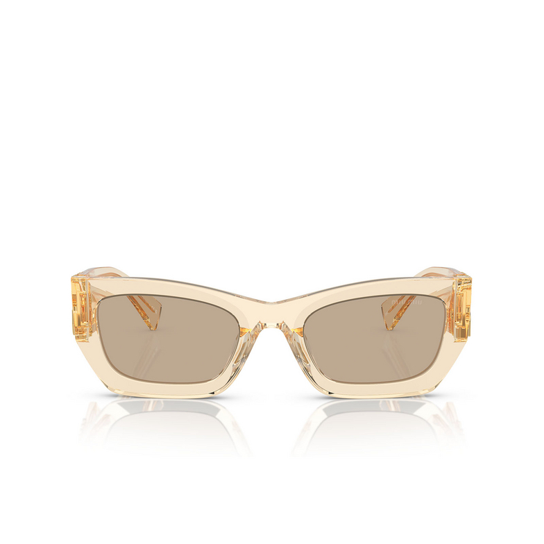 Miu Miu MU 09WS Sunglasses 11T40F sand transparent - 1/3