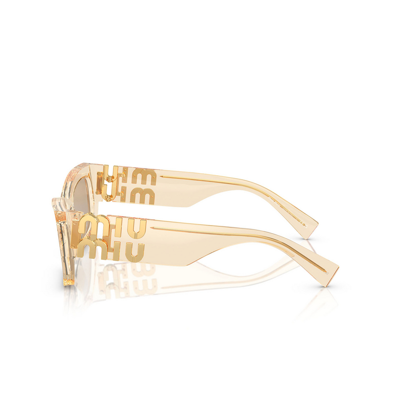 Miu Miu MU 09WS Sunglasses 11T40F sand transparent - 3/3