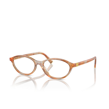 Miu Miu MU 09XV Eyeglasses 13U1O1 cream havana - three-quarters view