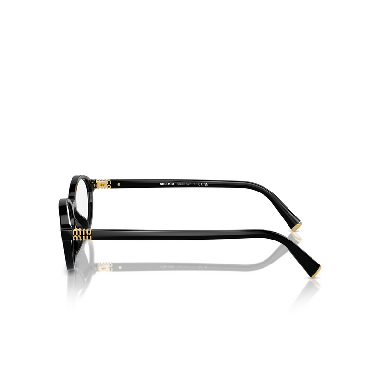 Miu Miu MU 09XV Eyeglasses 16K1O1 black - 3/3