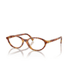 Miu Miu MU 09XV Eyeglasses 4BW1O1 light havana - product thumbnail 2/3