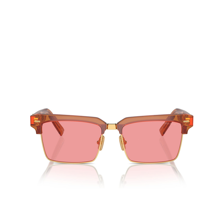 Gafas de sol Miu Miu MU 10ZS 15T1D0 caramel trasparent - 1/3