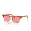 Miu Miu MU 10ZS Sunglasses 15T1D0 caramel trasparent - product thumbnail 2/3