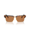 Miu Miu MU 10ZS Sunglasses 19P2Z1 light havana - product thumbnail 1/3