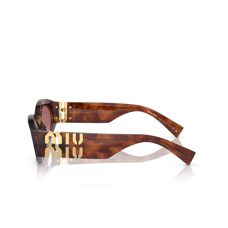 Miu Miu MU 11WS Sunglasses 11Q08S striped tobacco - 3/3