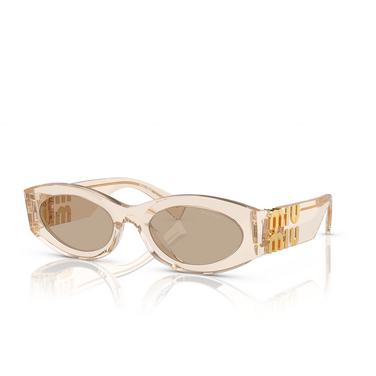 Miu Miu MU 11WS Sunglasses 11T40F sand transparent - three-quarters view