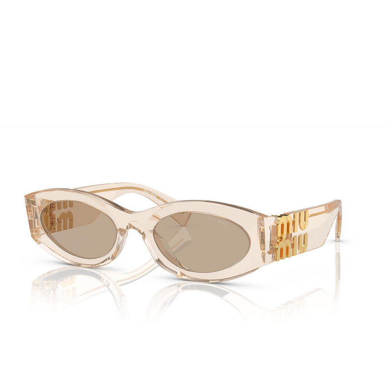 Miu Miu MU 11WS Sunglasses 11T40F sand transparent - 2/3