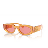Miu Miu MU 11WS Sonnenbrillen 12T1D0 orange transparent - Produkt-Miniaturansicht 2/3