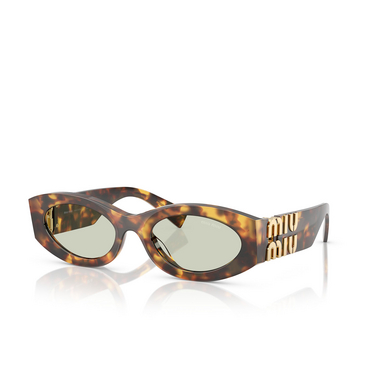 Occhiali da sole Miu Miu MU 11WS 14L50O honey havana - tre quarti