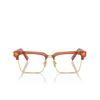 Miu Miu MU 11XV Eyeglasses 15T1O1 caramel trasparent - product thumbnail 1/3