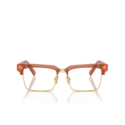 Miu Miu MU 11XV Eyeglasses 15T1O1 caramel trasparent