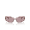 Miu Miu MU 14ZS Sunglasses 12W20I mauve trasparent - product thumbnail 1/3