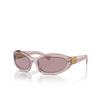 Miu Miu MU 14ZS Sunglasses 12W20I mauve trasparent - product thumbnail 2/3