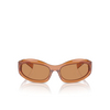 Miu Miu MU 14ZS Sunglasses 15T10I caramel trasparent - product thumbnail 1/3