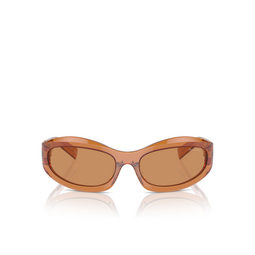 Miu Miu MU 14ZS Sunglasses 15T10I caramel trasparent