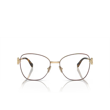 Miu Miu MU 50XV Eyeglasses 09X1O1 bordeaux / pale gold - front view