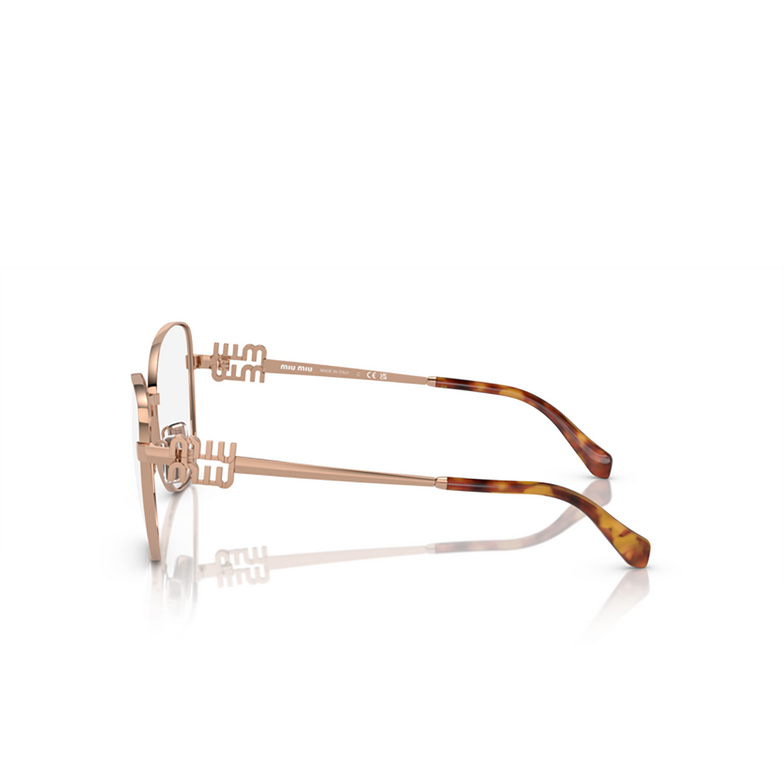 Miu Miu MU 50XV Eyeglasses ZVF1O1 rose gold - 3/3