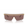 Miu Miu MU 50ZS Sunglasses ZVN70D pale gold - product thumbnail 1/3