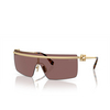 Lunettes de soleil Miu Miu MU 50ZS ZVN70D pale gold - Vignette du produit 2/3