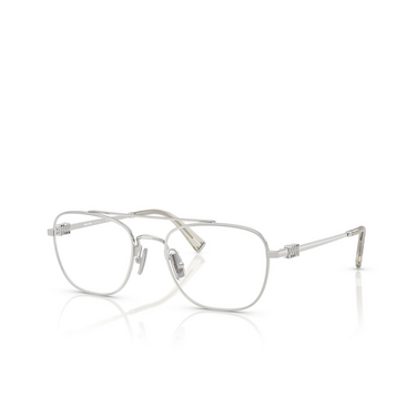 Occhiali da vista Miu Miu MU 51WV 1BC1O1 silver - tre quarti