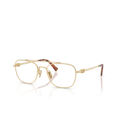 Miu Miu MU 51WV 5AK1O1 gold - Vue trois quarts