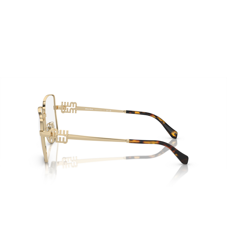 Miu Miu MU 51XV Eyeglasses 09X1O1 bordeaux / pale oro - 3/3