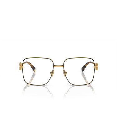 Lunettes de vue Miu Miu MU 51XV KUI1O1 black / gold - Vue de face