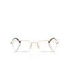 Lunettes de vue Miu Miu MU 52WV ZVN1O1 pale gold - Vignette du produit 1/4
