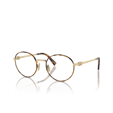 Gafas graduadas Miu Miu MU 52XV 15U1O1 havana - Vista tres cuartos