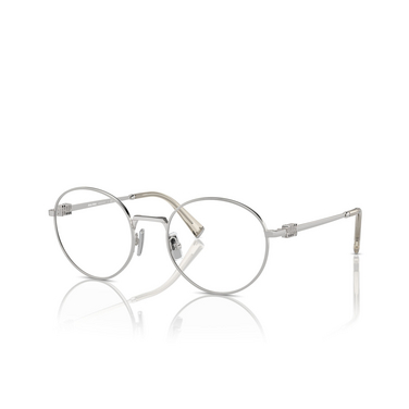 Occhiali da vista Miu Miu MU 52XV 1BC1O1 silver - tre quarti