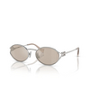 Lunettes de soleil Miu Miu MU 52YS 1BC10F silver - Vignette du produit 2/3