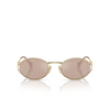 Miu Miu MU 52YS Sunglasses ZVN20F pale gold - product thumbnail 1/3