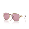 Lunettes de soleil Miu Miu MU 52ZS ZVN50D pale gold - Vignette du produit 2/3