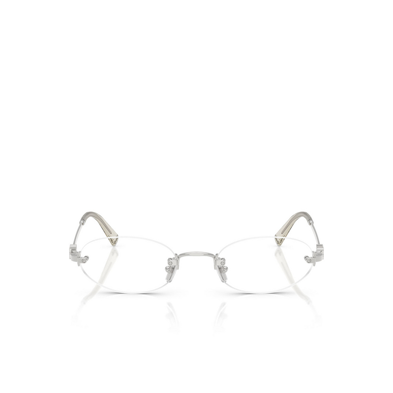 Miu Miu MU 53WV Eyeglasses 1BC1O1 silver - 1/3