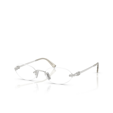 Occhiali da vista Miu Miu MU 53WV 1BC1O1 silver - tre quarti