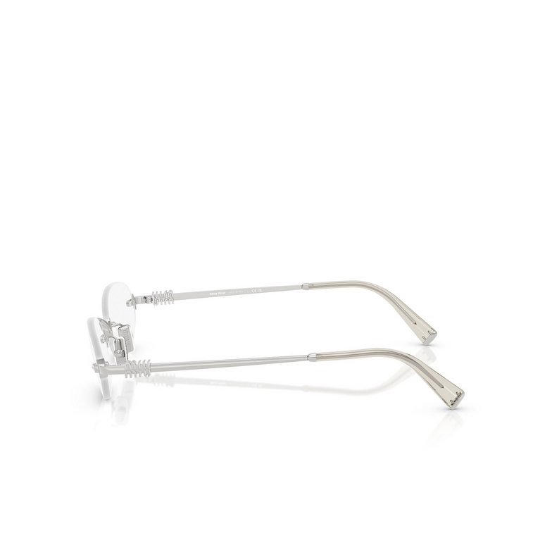 Miu Miu MU 53WV Eyeglasses 1BC1O1 silver - 3/3