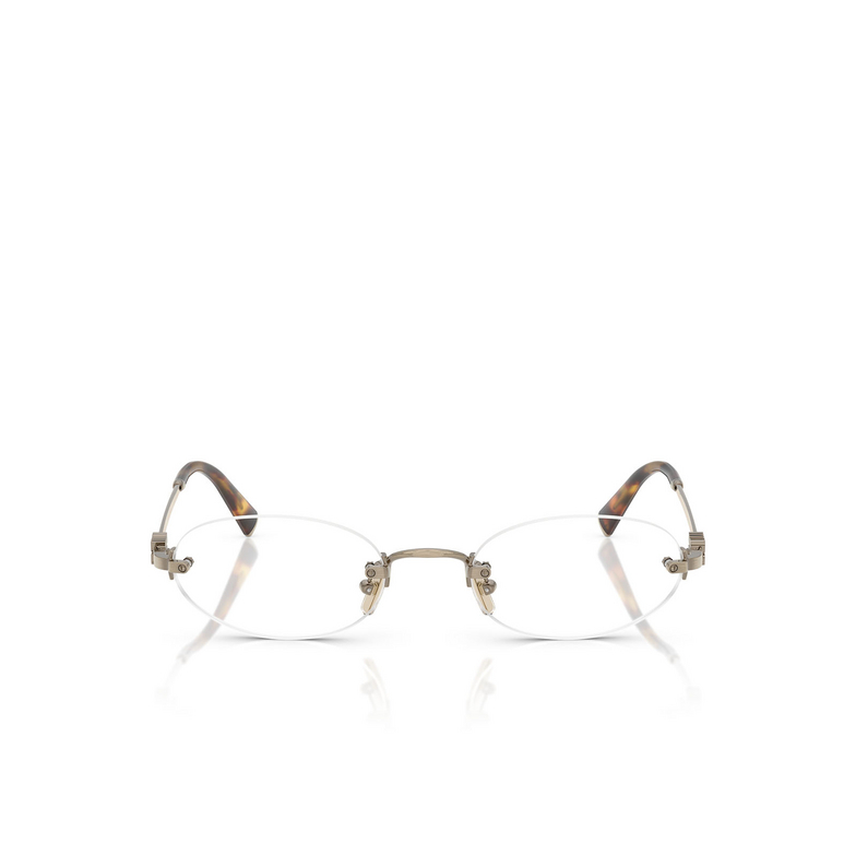 Lunettes de vue Miu Miu MU 53WV 26C1O1 old gold - 1/4