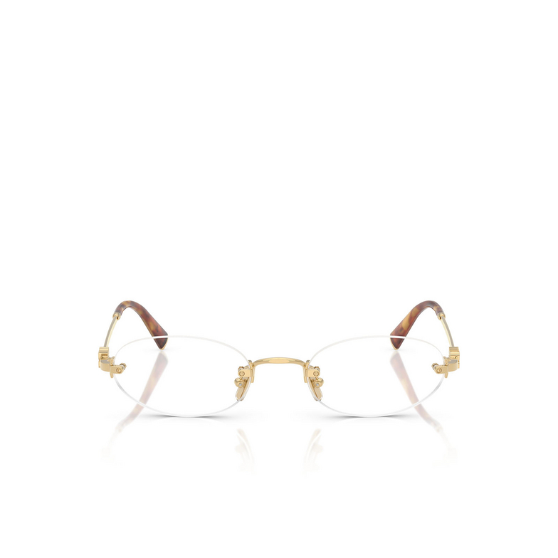 Lunettes de vue Miu Miu MU 53WV 5AK1O1 gold - 1/4