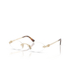 Miu Miu MU 53WV Eyeglasses ZVN1O1 pale gold - product thumbnail 2/3