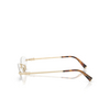 Miu Miu MU 53WV Eyeglasses ZVN1O1 pale gold - product thumbnail 3/3