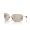 Lunettes de soleil Miu Miu MU 54YS 1BC10F silver - Vignette du produit 2/3