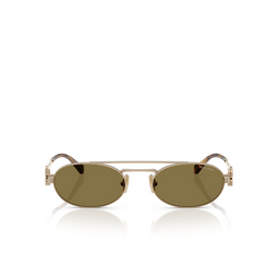 Miu Miu MU 54ZS Sunglasses 7OE09Z brass gold