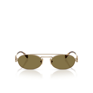 Miu Miu MU 54ZS Sunglasses 7OE09Z brass gold - front view