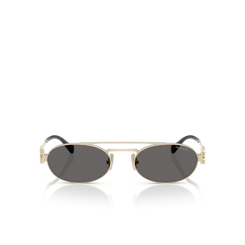 Miu Miu MU 54ZS Sunglasses ZVN08Z pale gold - 1/3