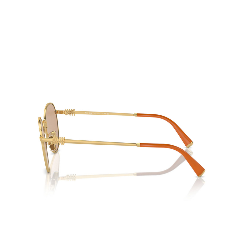 Gafas de sol Miu Miu MU 55ZS 5AK40D gold - 3/3