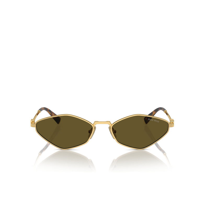 Gafas de sol Miu Miu MU 56ZS 5AK09Z gold - 1/3