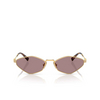 Lunettes de soleil Miu Miu MU 56ZS 5AK20I gold - Vignette du produit 1/3