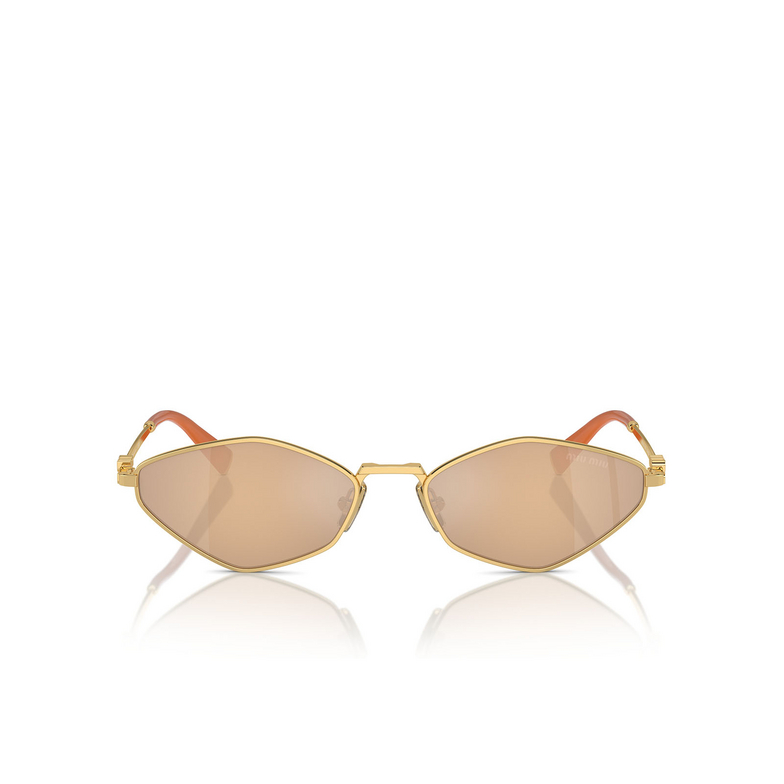 Miu Miu MU 56ZS Sonnenbrillen 5AK40D gold - 1/3