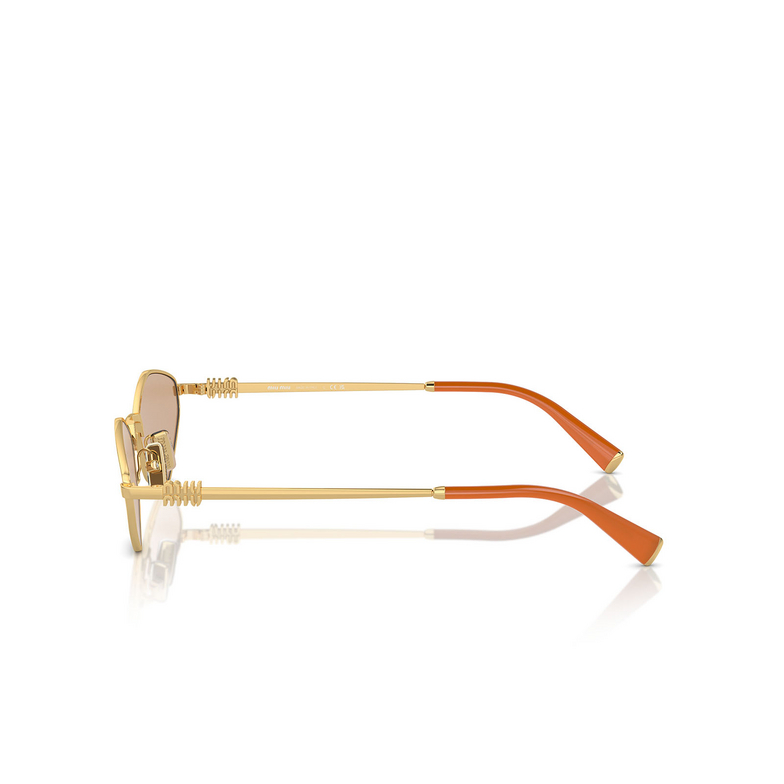 Miu Miu MU 56ZS Sonnenbrillen 5AK40D gold - 3/3